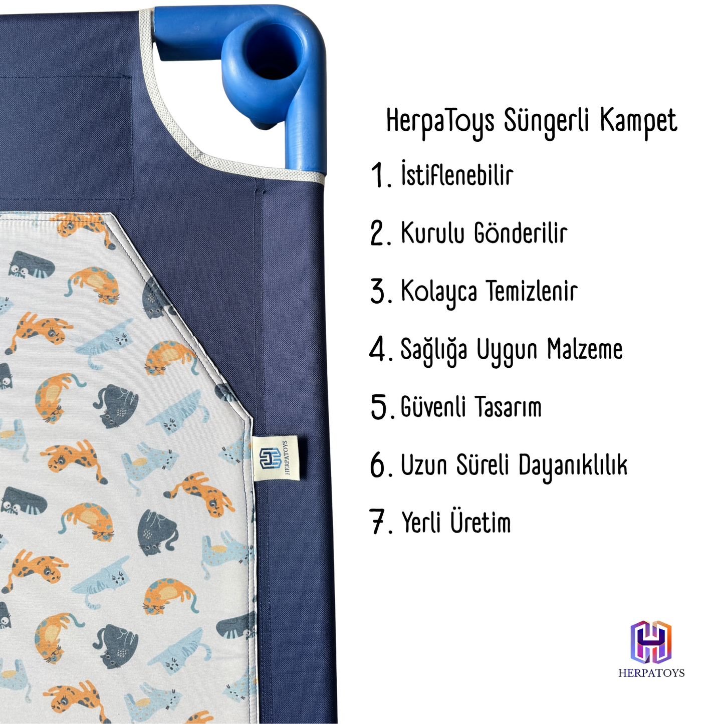 Anaokulu ve Kreş Süngerli Kampet Seti 10'lu HerpaToys