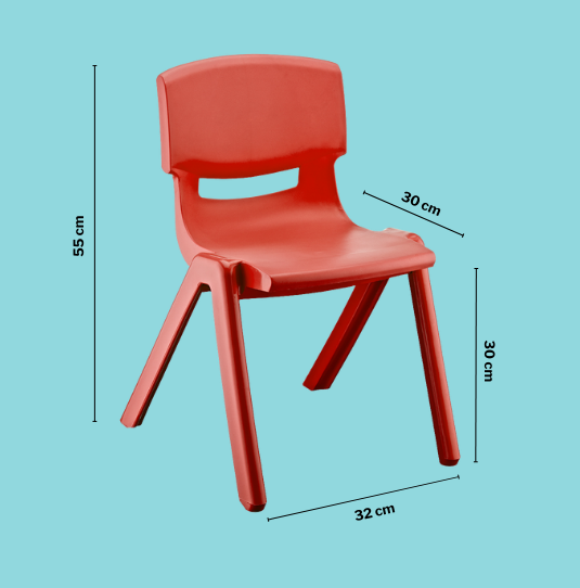 10 Adet Karışık Renk Kreş Sandalyesi