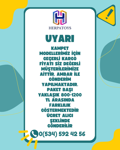 Anaokulu ve Kreş Süngerli Kampet Seti 10'lu HerpaToys