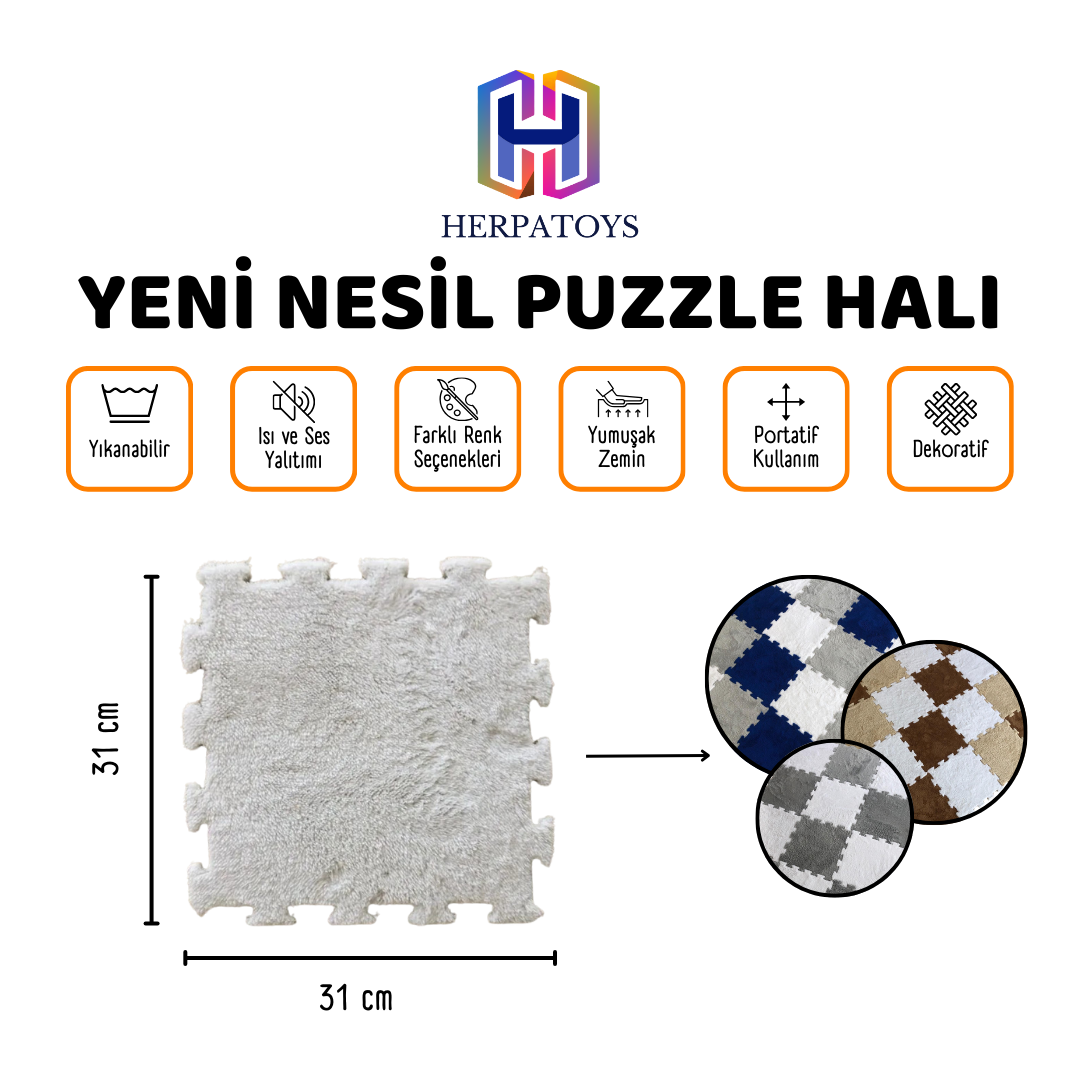 Yeni Nesil Puzzle Halı