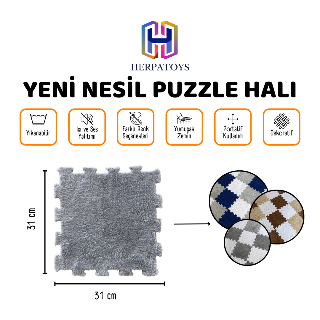 Yeni Nesil Puzzle Halı