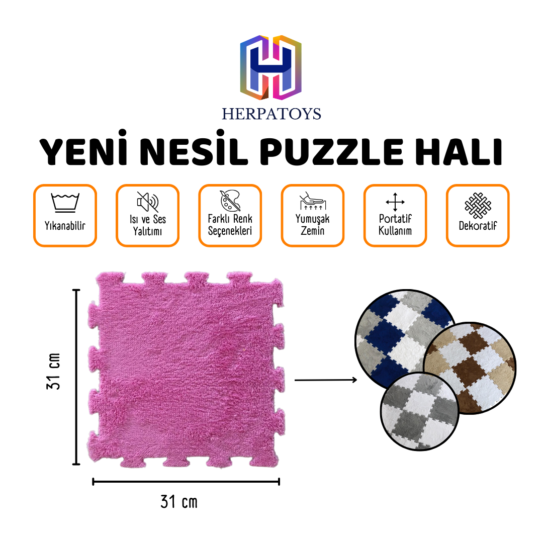 Yeni Nesil Puzzle Halı