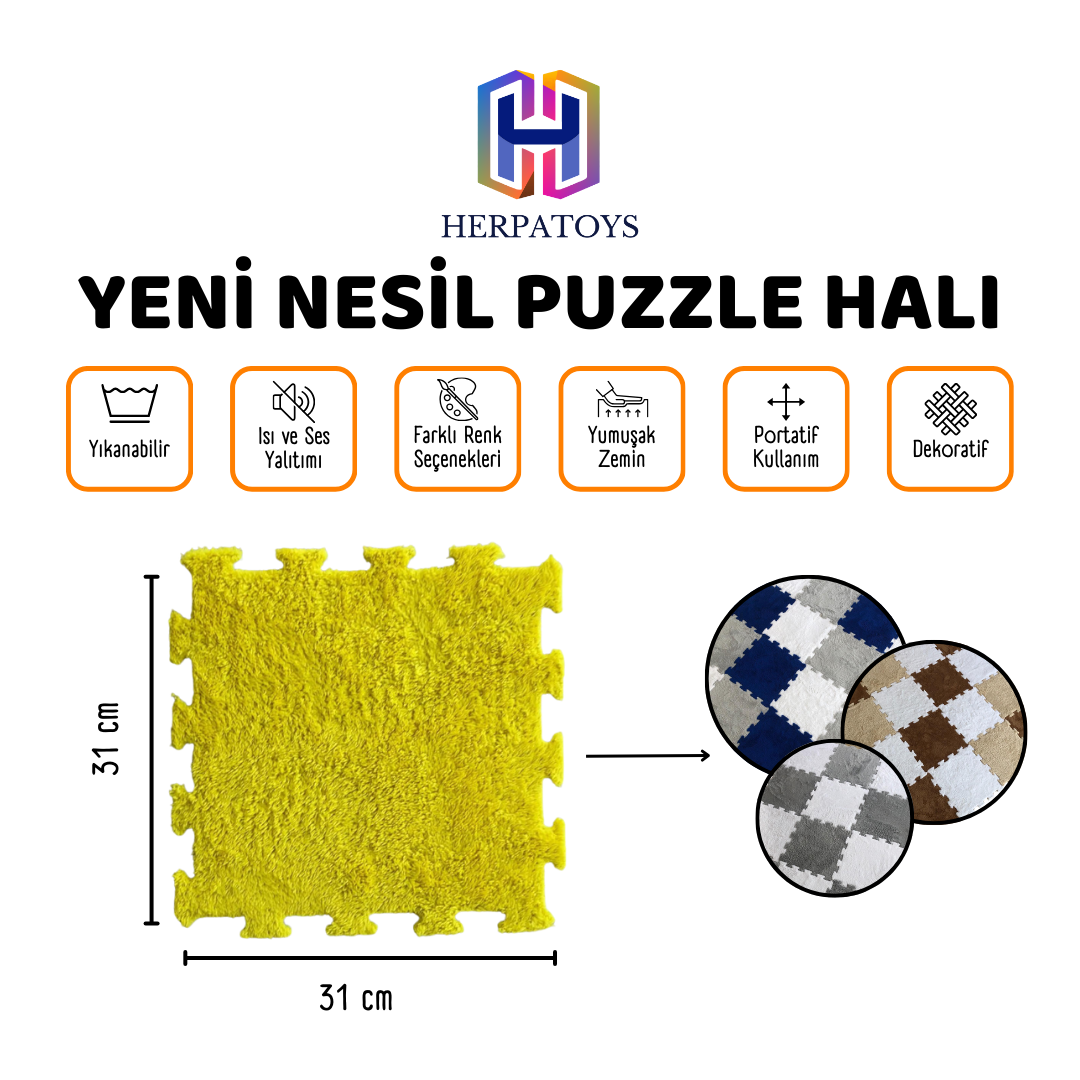 Yeni Nesil Puzzle Halı