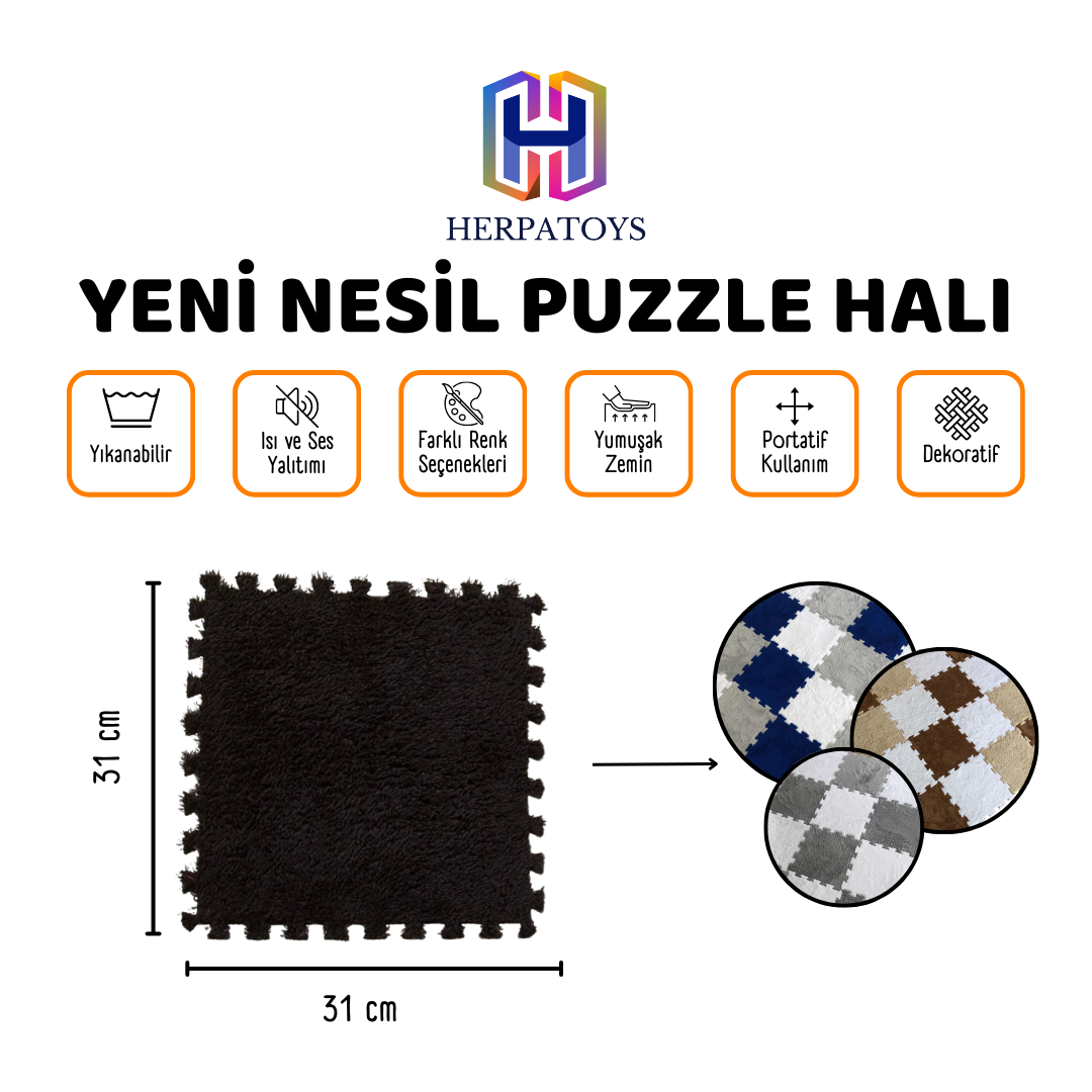 Yeni Nesil Puzzle Halı